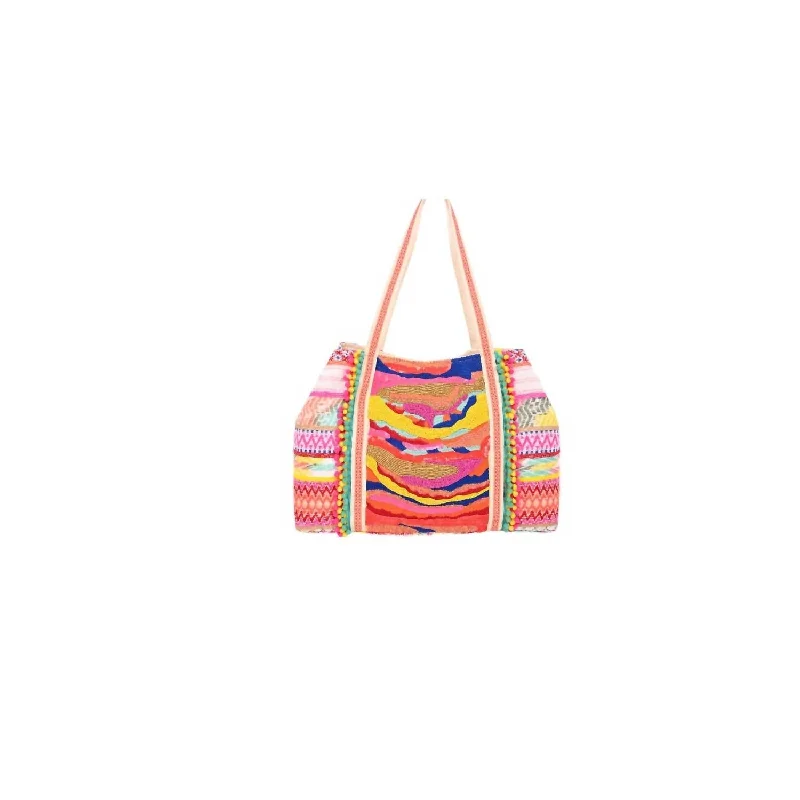 Women's Isabella Embellished Tote Bag In Multicolor