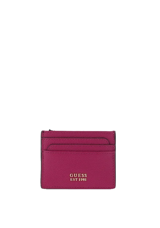 Guess Meridian Card Wallet, Boysenberry