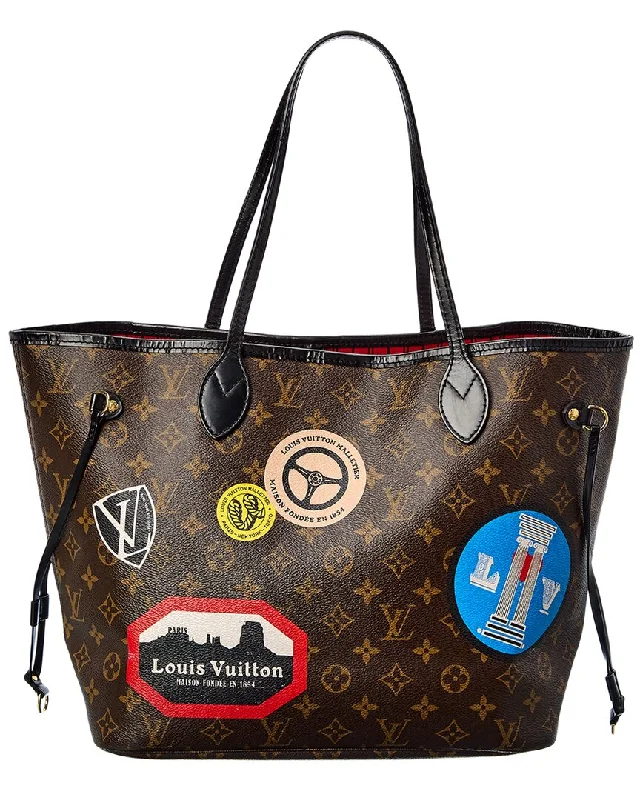 Louis Vuitton Limited Edition Monogram World Tour Canvas Neverfull MM