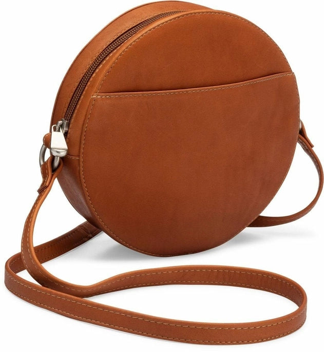 Le Donne Canteen Leather Bag - Casual Round Leather Bag