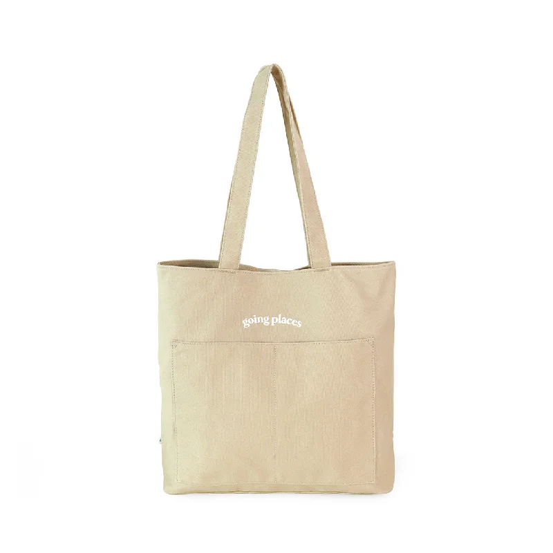 Going Places Tote (Oat)