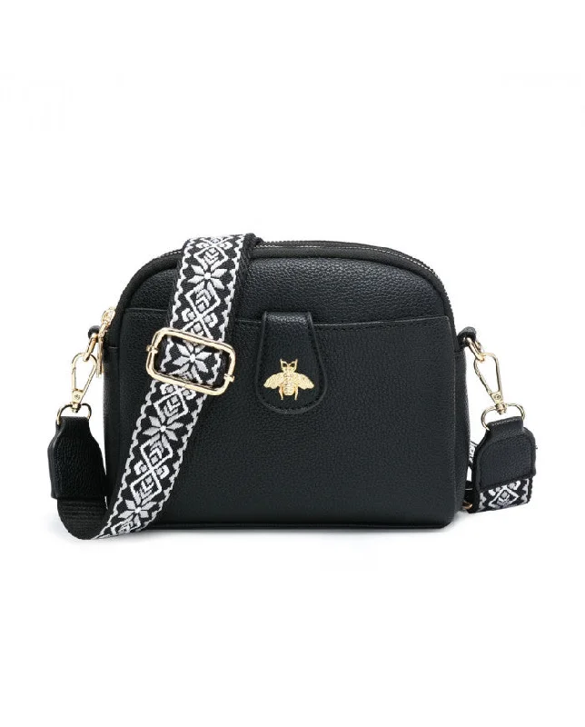 Zara Black Cross Body Bag