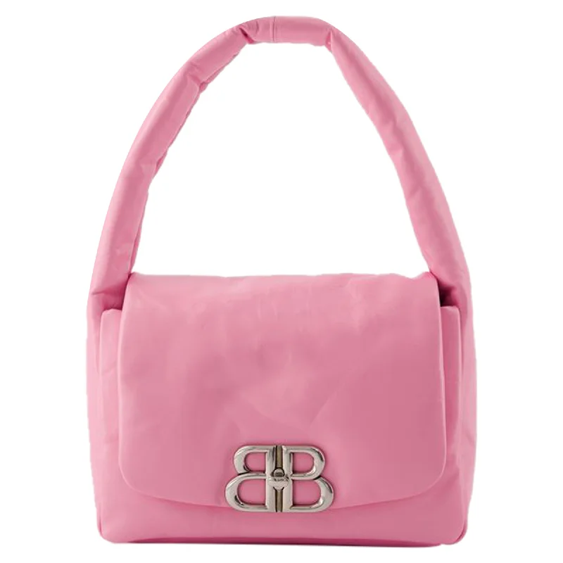 Monaco Sling S Shoulder Bag - Balenciaga - Leather - Pink