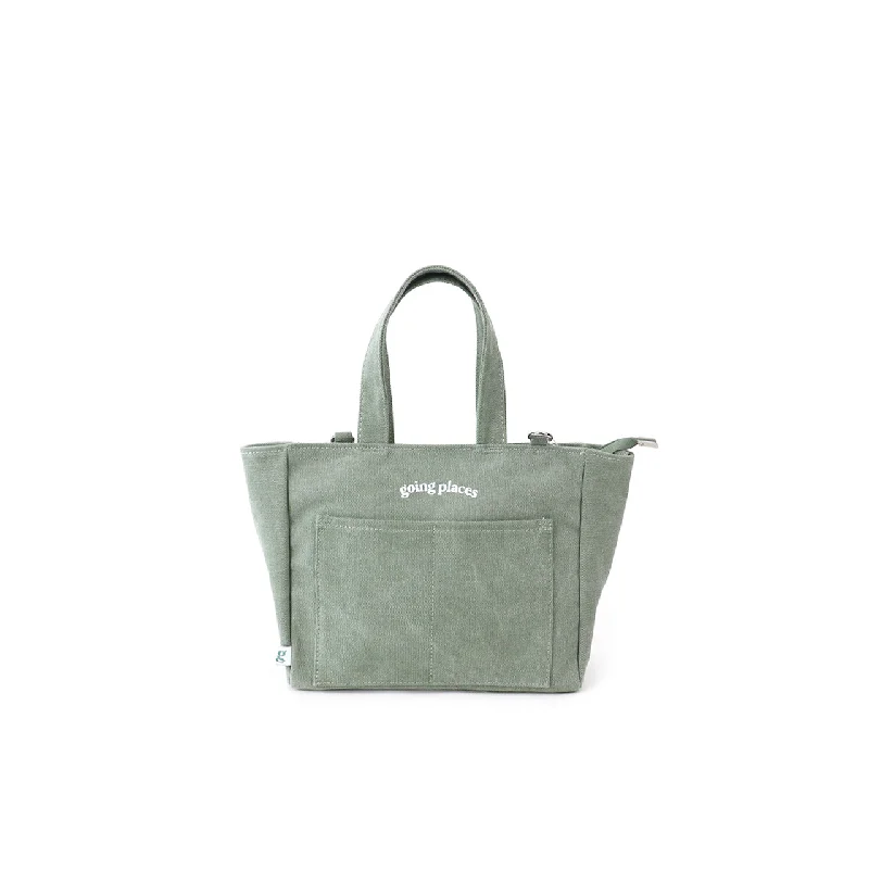 Mini Going Places Tote (Sea Sage)