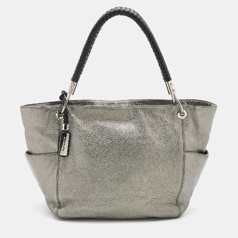 Michael Kors Metallic  Leather Skorpio Tote