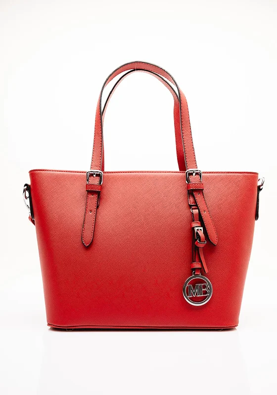 Zen Collection Structured Tote Bag, Red