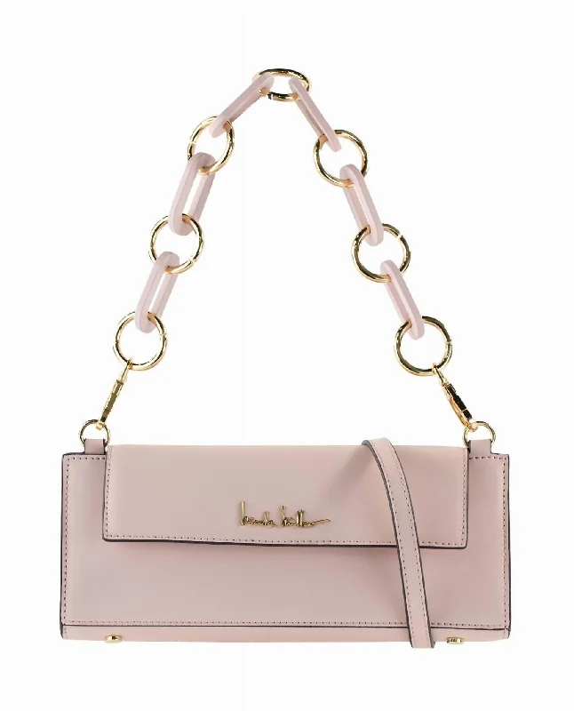 Women's Long Shoulder Bag In Rose Smoke