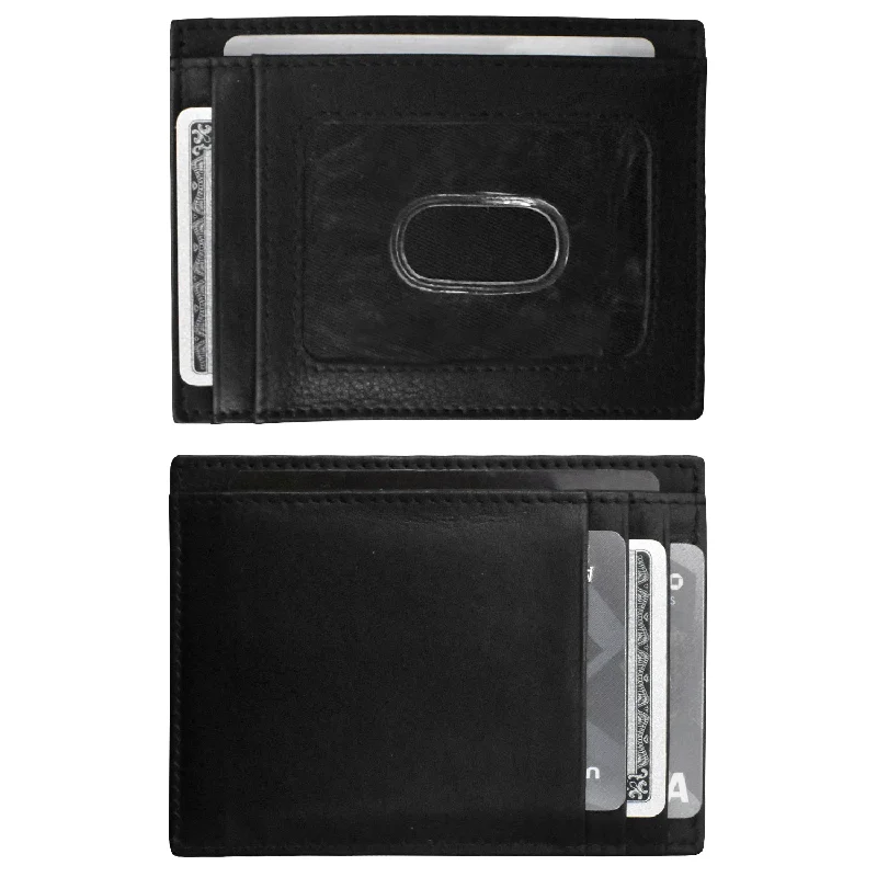 MEN'S WALLET PREMIUM LEATHER POCKET CARD HOLDER