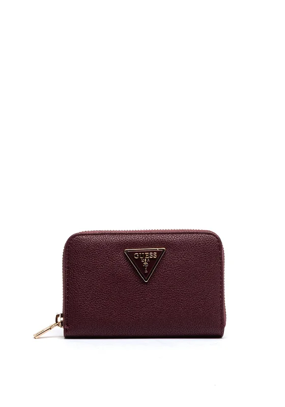 Guess Meridian Large Zip Around Wallet, Amethyst