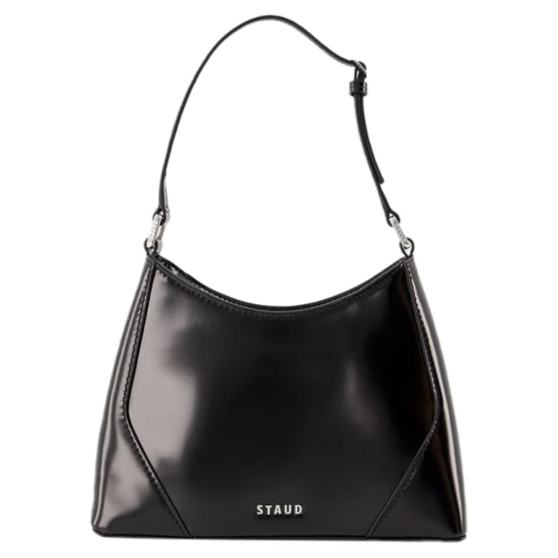 Linda Shoulder Bag - Staud - Leather - Black