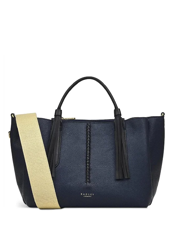 Radley Hillgate Place – Craft Medium Grab Bag, Dark Blue