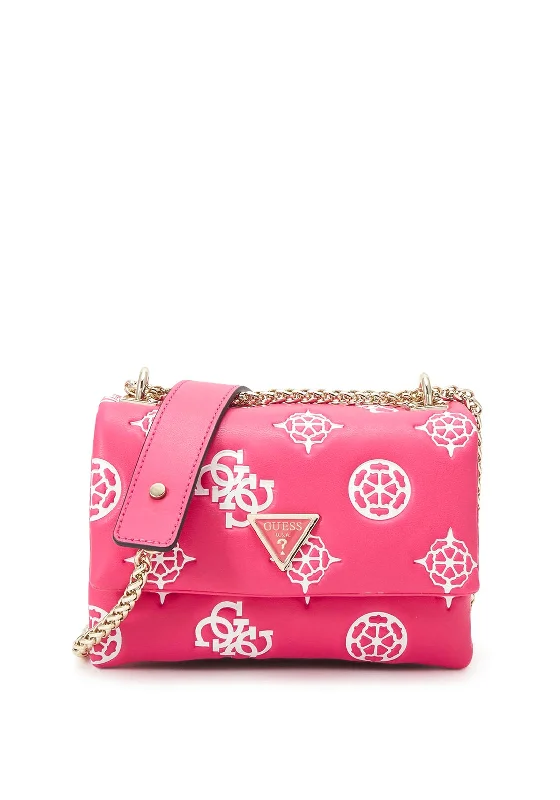 Guess Deesa Peony 4G Logo Crossbody Bag, Watermelon