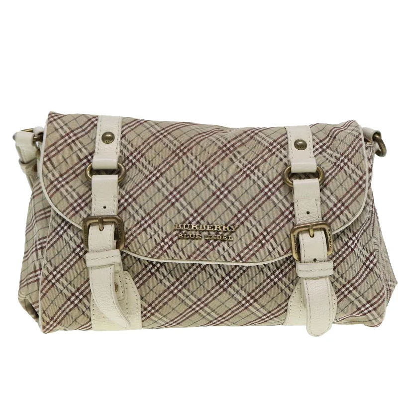 Burberry Nova Check  Canvas Shoulder Bag (Pre-Owned)