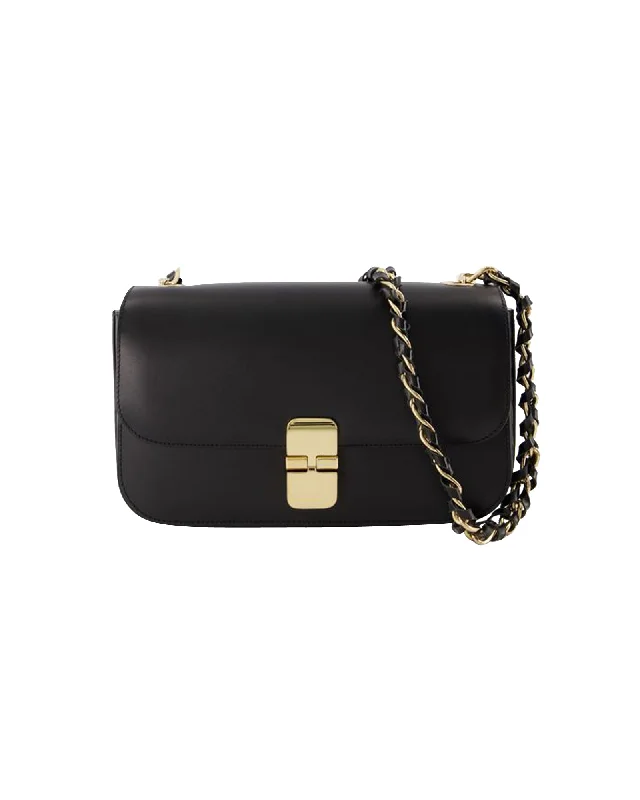 Grace Baguette Chaine Bag - A.P.C. - Leather - Black