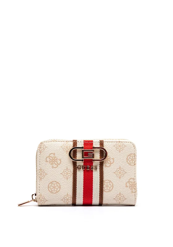 Guess Nelka 4G Peony Wallet, Cream