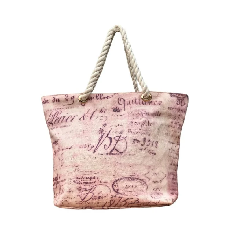 RETRO CANVAS TOTE PINK