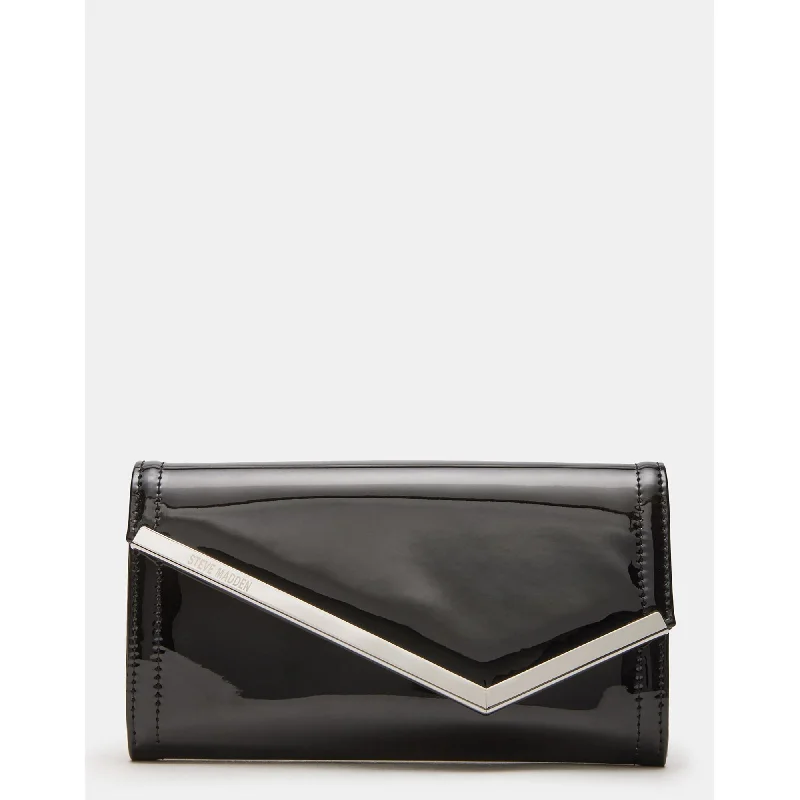 Clutchd Bag Black Patent