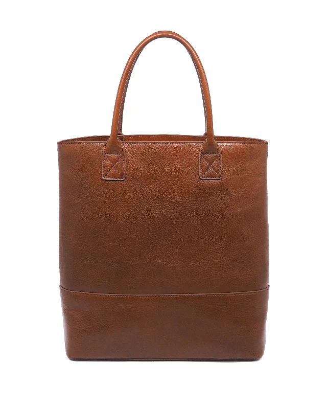 Svezia Tumbled Leather Grande Tote (Cognac)