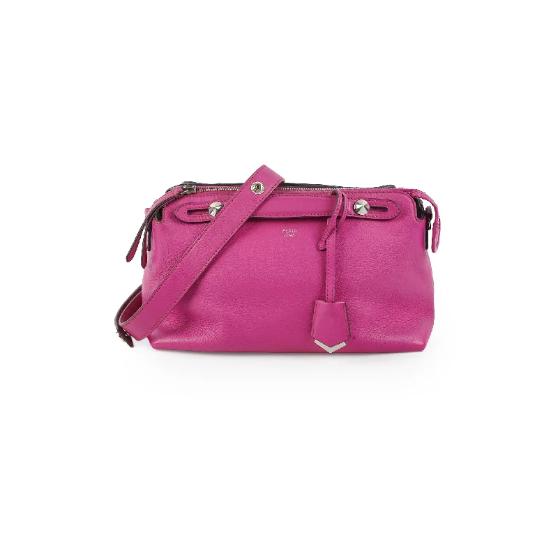 Fendi By The Way Fuchsia Medium Boston Bag