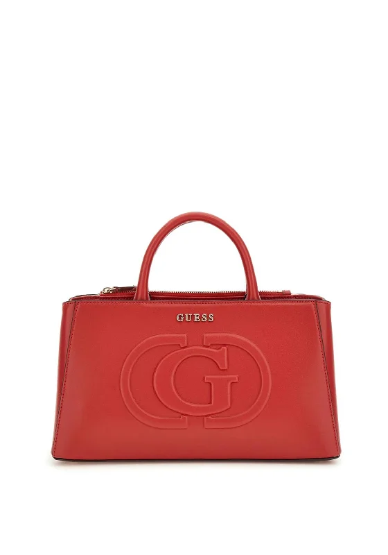 Guess Eco Mietta Satchel Bag, Red