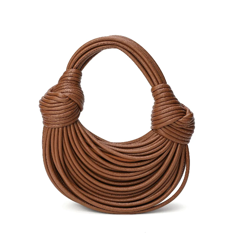 Smooth Leather String Bag