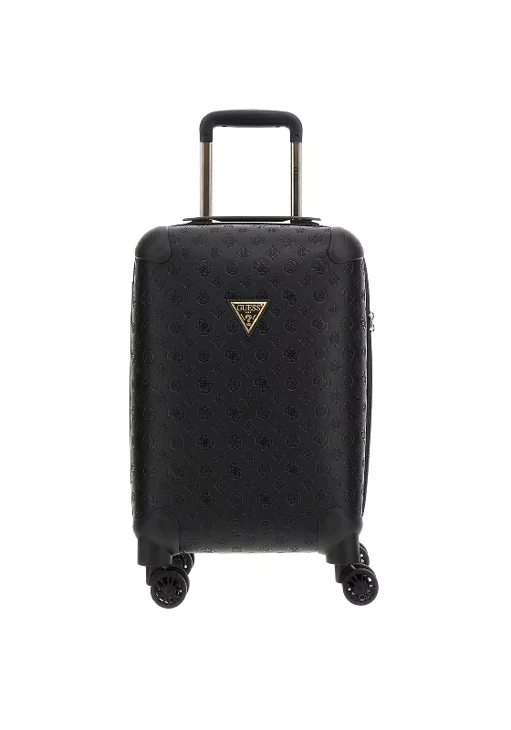 Guess Wilder Logo 18” 8-Wheeler Spinner Suitcase, Black