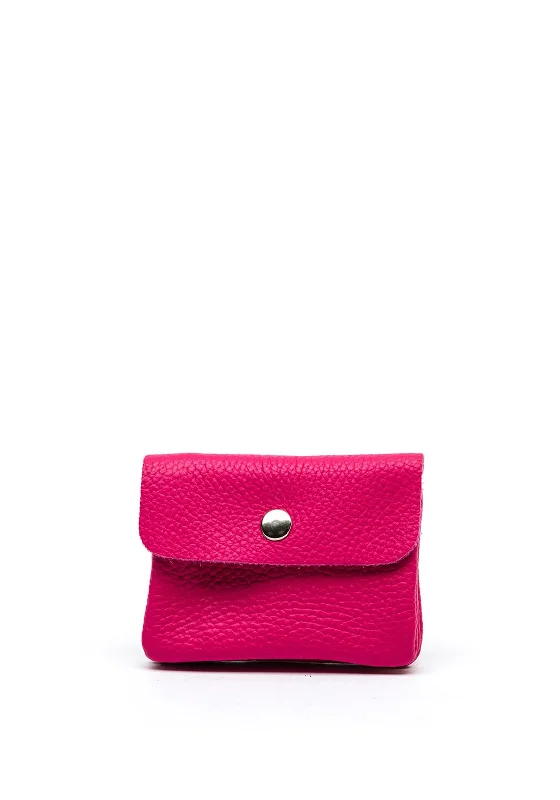 Serafina Collection Faux Leather Small Coin Wallet, Pink