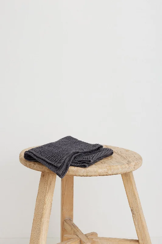 Handwoven Hand Towel - Charcoal