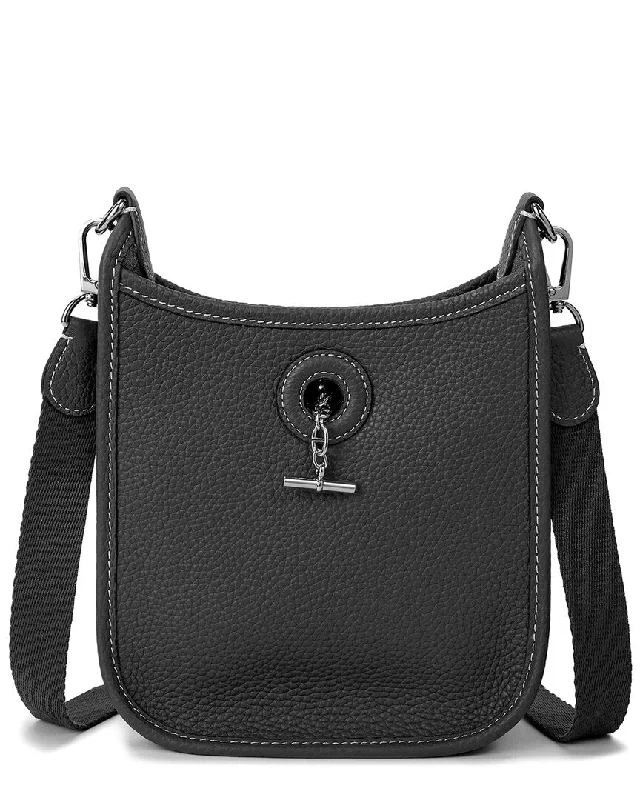 Tiffany & Fred Paris Top-Grained Leather Crossbody