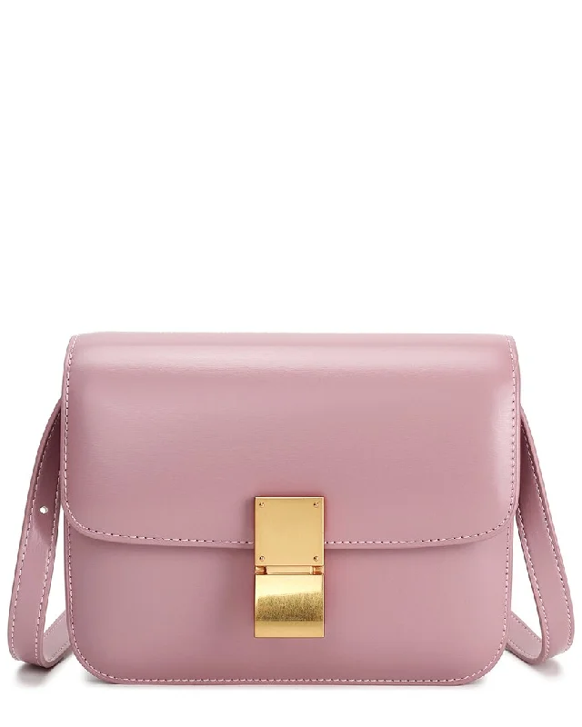 Tiffany & Fred Paris Smooth Leather Fold-Over Crossbody