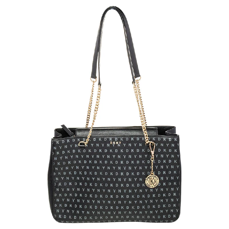 Dkny  Signature Leather Chain Tote