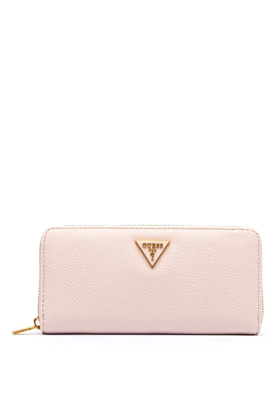 Guess Laryn Large Zip Around Wallet, Light Rose