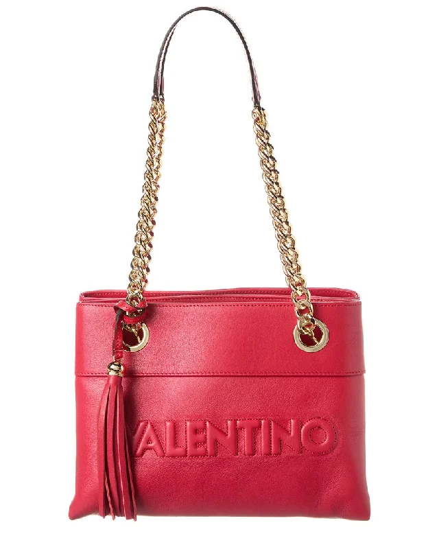 Valentino by Mario Valentino Kali Embossed Leather Shoulder Bag