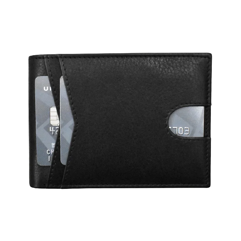 MEN'S WALLET PREMIUM LEATHER FRONT POCKET BIFOLD