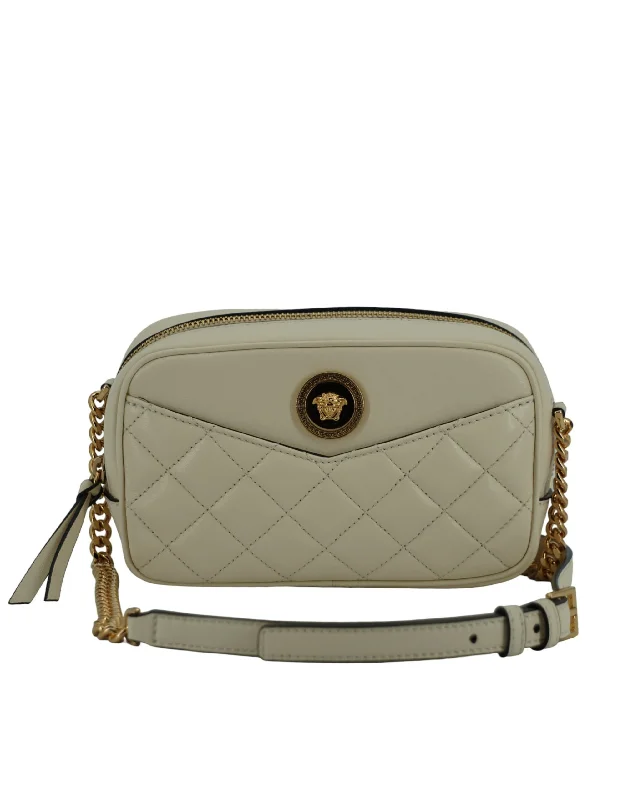 Versace  Lamb Leather Small Camera Crossbody Women's Bag