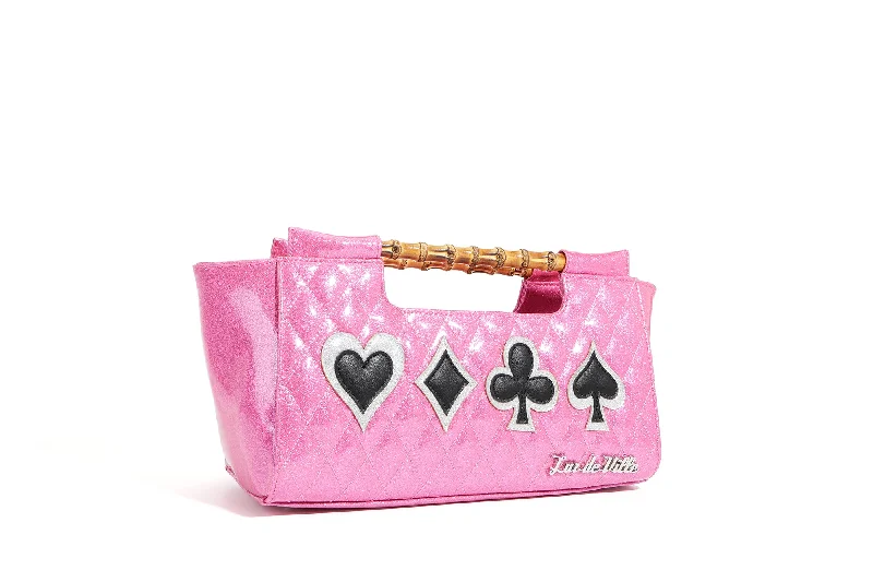 Winkle Pink Sparkle Paradise Card Clutch