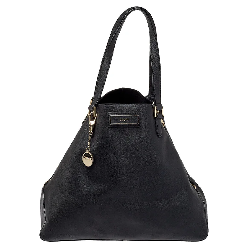 Dkny  Saffiano Leather Double Zip Tote