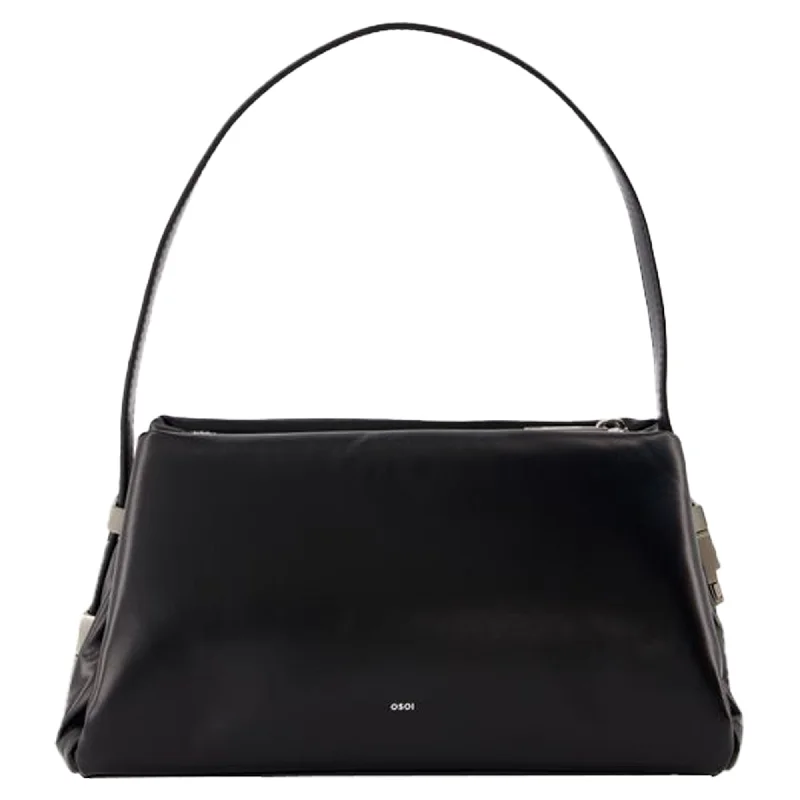 Pillow Mini Shoulder Bag - Osoi - Leather - Black