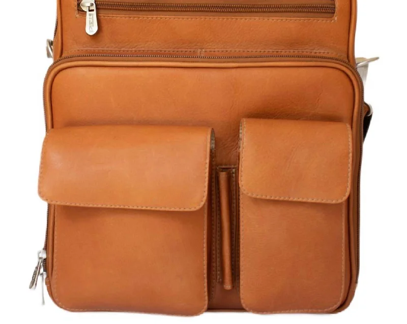 Deluxe Shoulder Bag In Tan