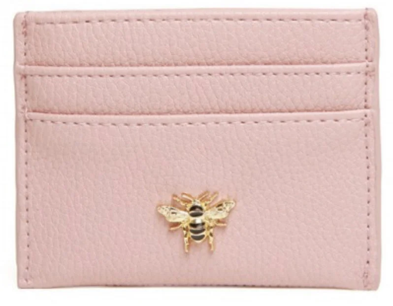 Alice Wheeler Pink Bow Card Holder