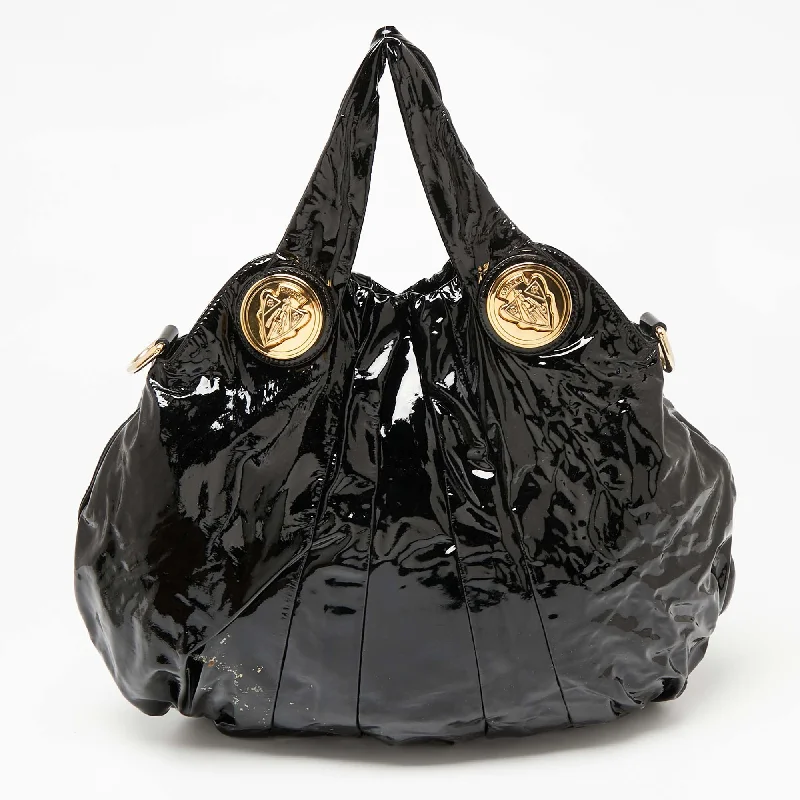 Gucci  Patent Leather Large Hysteria Tote