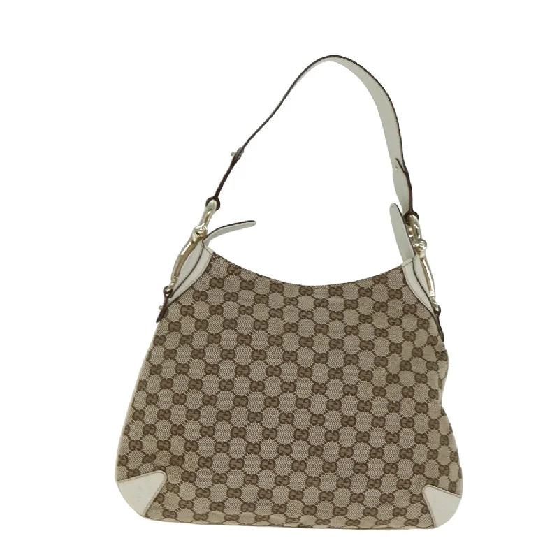 Gucci Gg Canvas  Canvas Shoulder Bag (Pre-Owned)