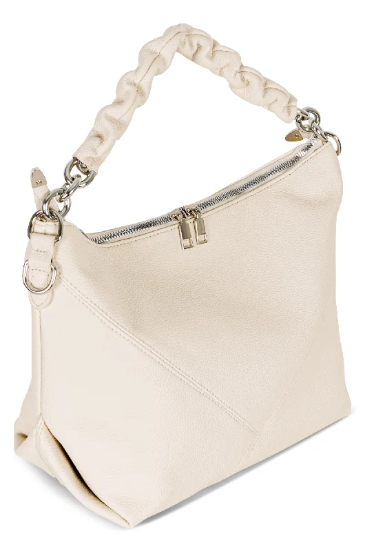 Bag with feature strap | PARCHMENT | 0572A1