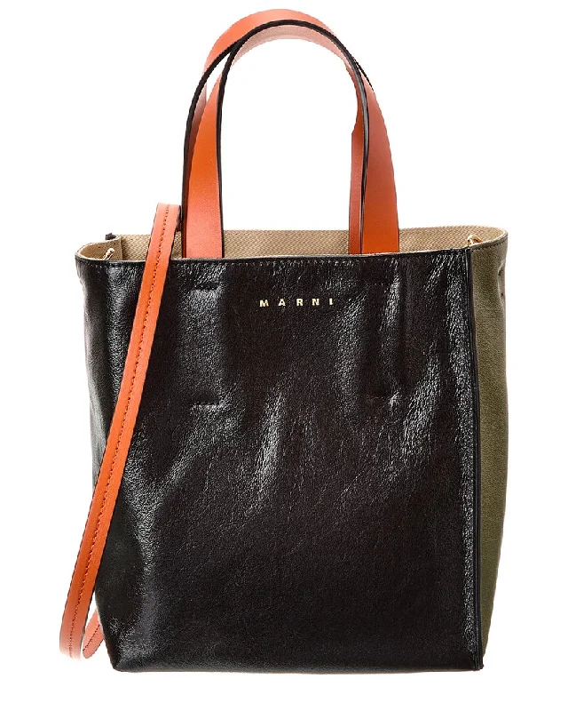 Marni Museo Mini Soft Leather Tote