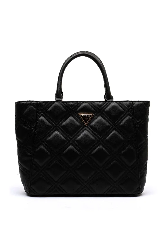 Guess Deesa Quilted Shoulder Bag, Black