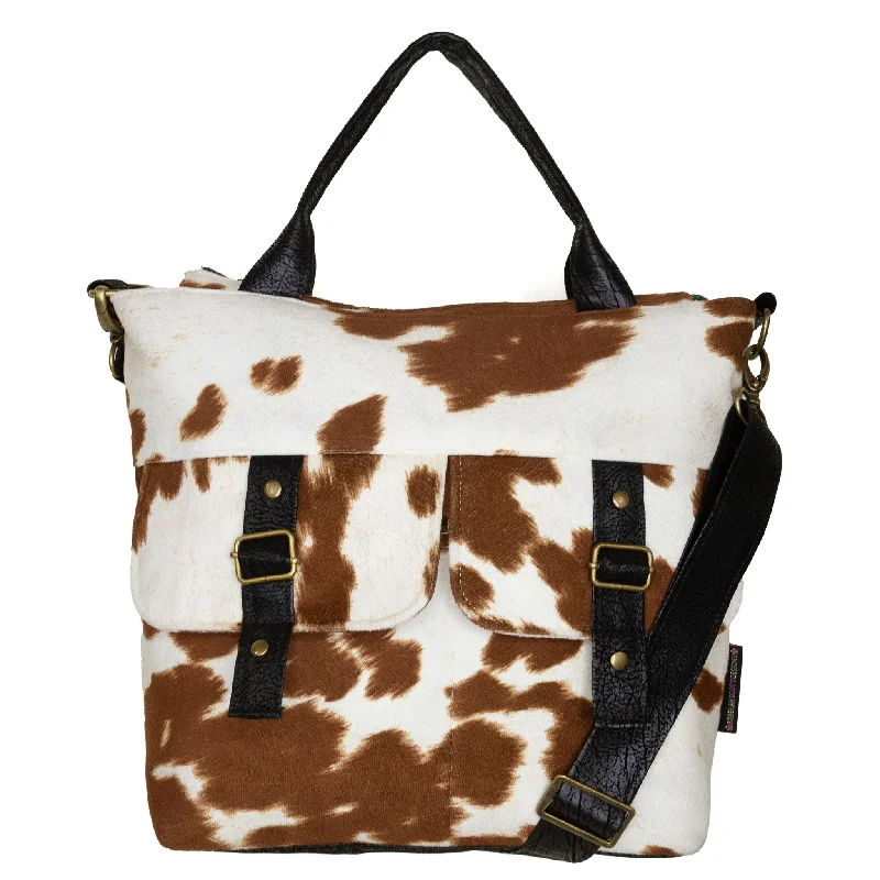 Amber Crossbody Premier: Longhorn Cowhide