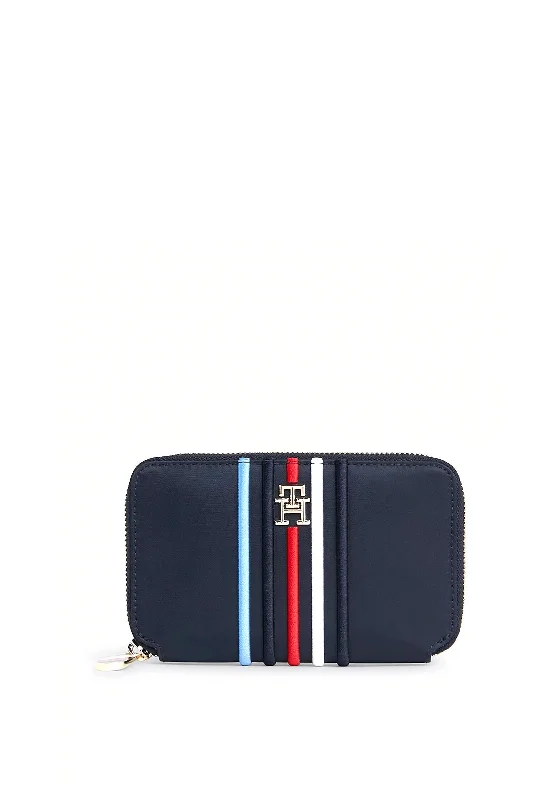 Tommy Hilfiger Poppy Zip Around Wallet, Space Blue