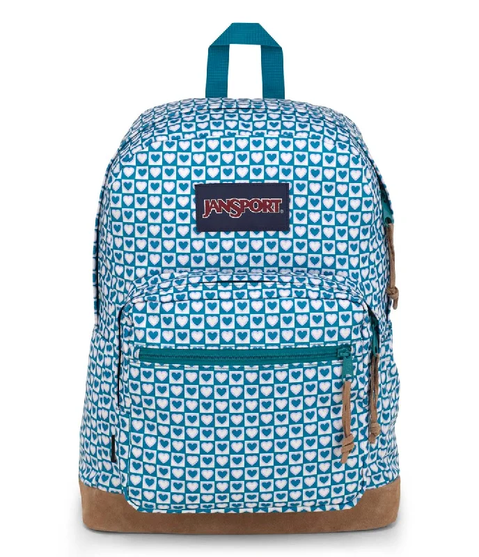 JanSport Right Pack Backpack - Hyped Hearts Green