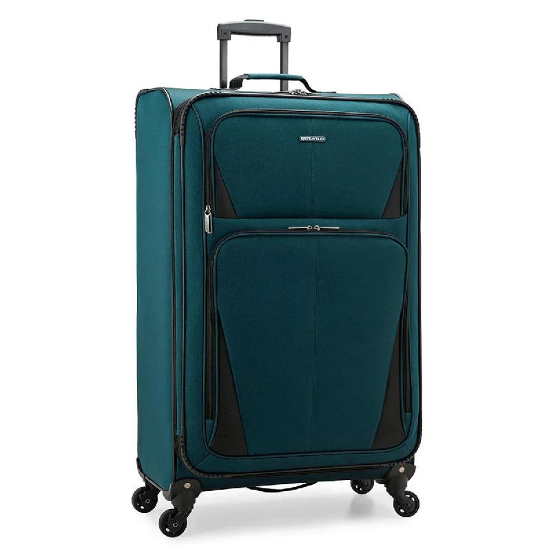 U.S. Traveler Aviron Bay Expandable Softside Luggage with Spinner Wheels, Checked 30-Inch