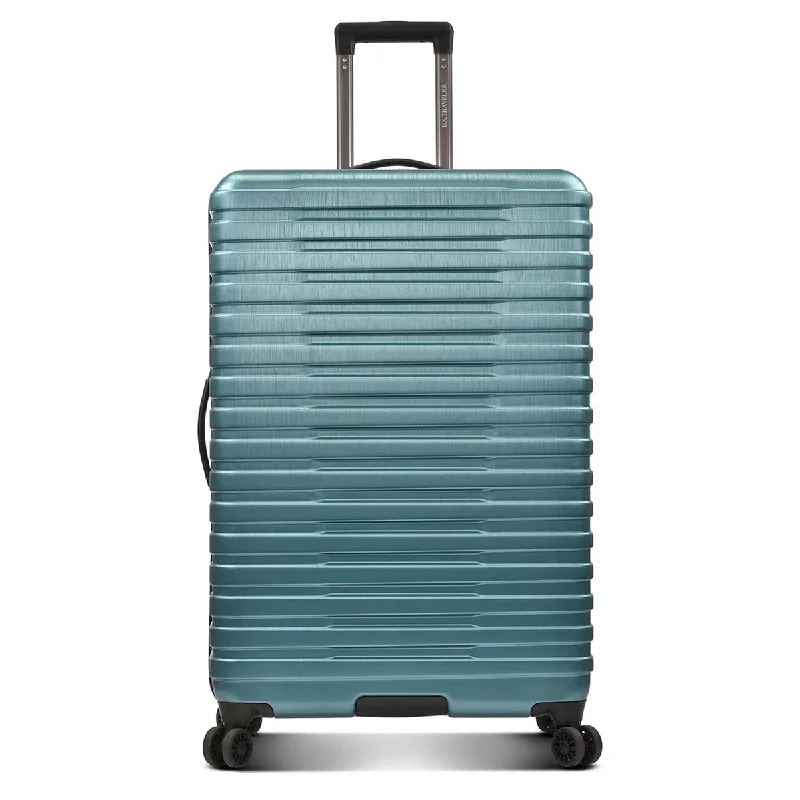 U.S. Traveler Boren Hardside Spinner Luggage With Aluminum Handle, Checked-Large